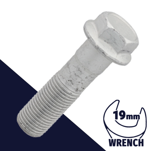 M15X1.5 Fine Flange Bolt,Steel Class 10.9 Zinc Flake,Special OEM / 19mm Wrench