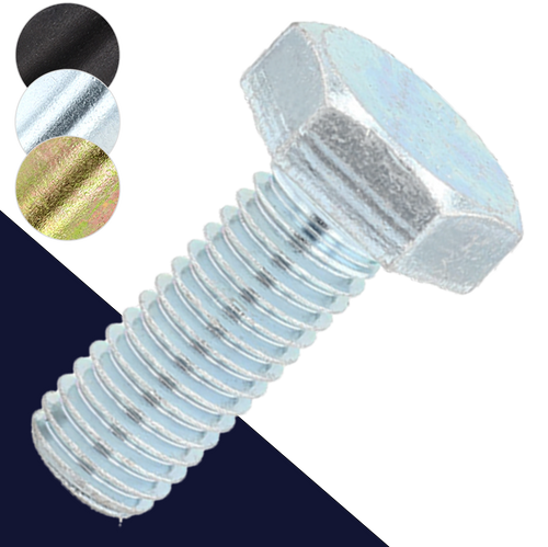 M18X1.5 Fine Hex Bolt,Steel Class 10.9 Hard,DIN 960+961 / Wrench 27mm