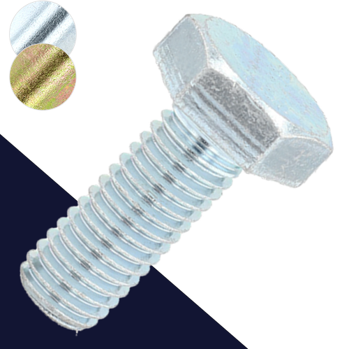 M10X1.5 Hex Bolt,Steel Class 8.8,DIN 931+933 / Wrench 17mm