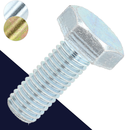 M6X1.0 Hex Bolt,Steel Class 8.8,DIN 931+933 / Wrench 10mm