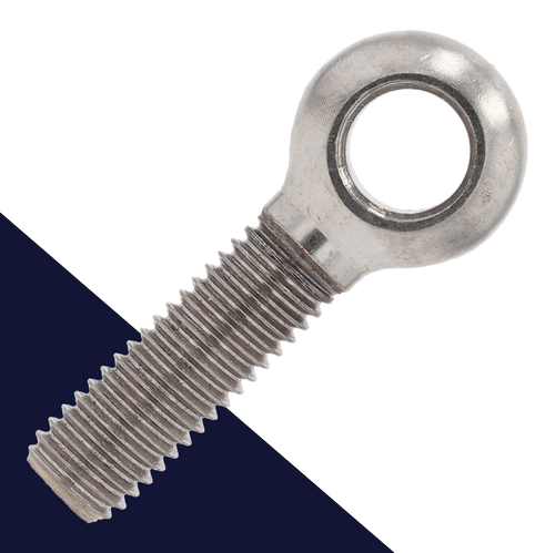 M10 Elongated Eye Bolt,A2 Stainless Steel,DIN 580