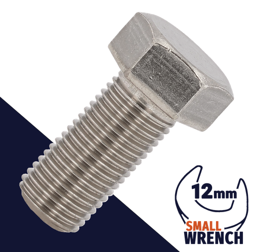 M8X1.25 JIS Hex Bolt,Stainless Steel,JIS B1180 / Wrench 12mm