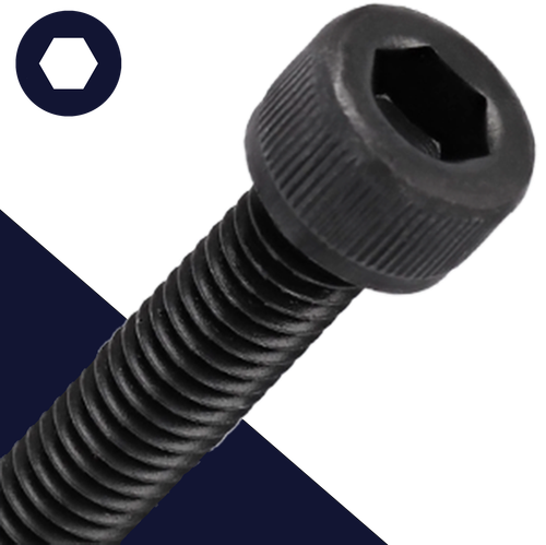 M24 Socket Head Bolt,Steel Class 12.9 Black,DIN 912