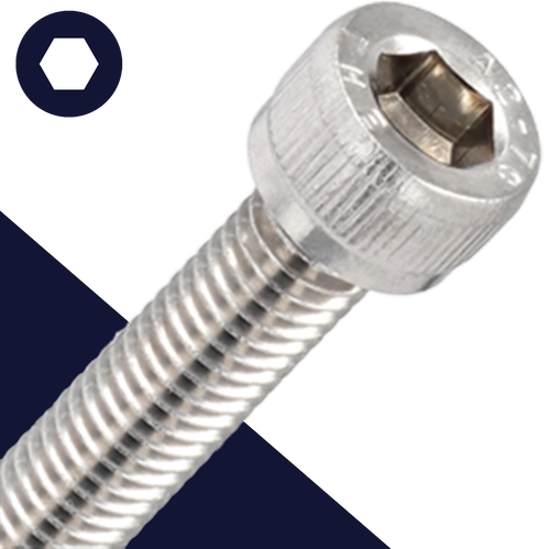M3 Socket Head Bolt,Stainless Steel A2,DIN 912