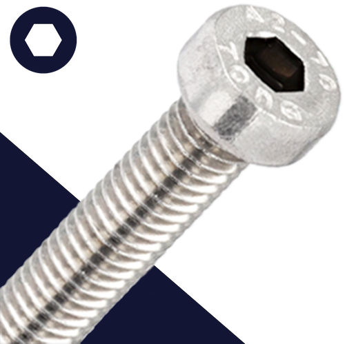 M4 Socket Head Low,Stainless Steel A2,DIN 7984