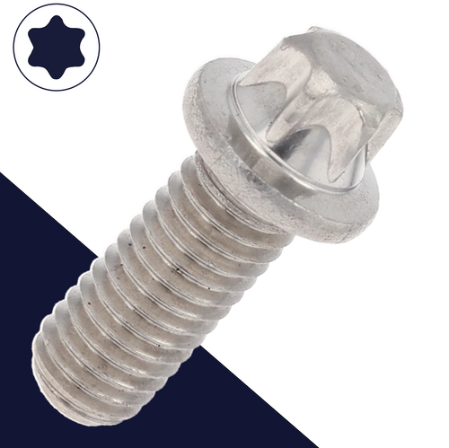 M8X1.25 External Torx,Stainless Steel A2-70,DIN 34800