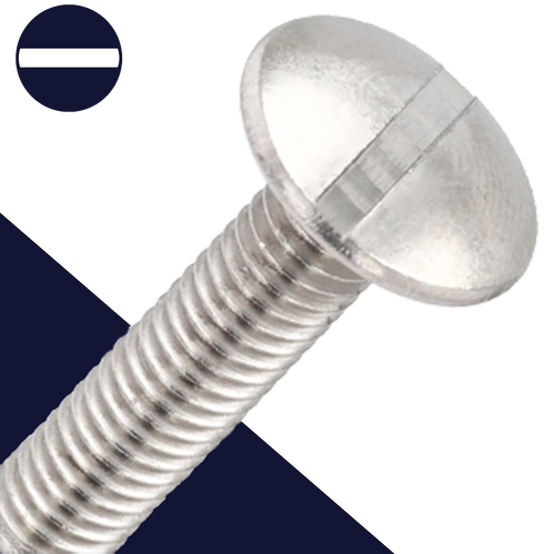 M5X0.8 Slotted Truss Head,Stainless Steel A2,NFE 27-128