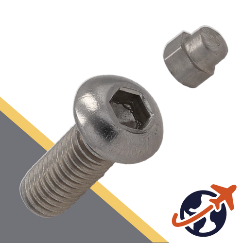 M10 Socket Head Bolts,with Security Plug,Stainless Steel