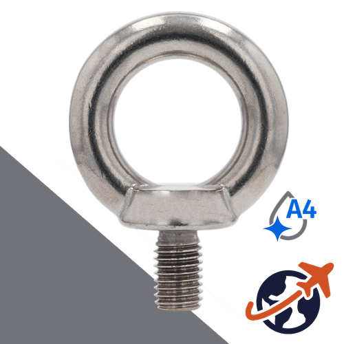 Eye Bolts,DIN 580,A4 Stainless Steel