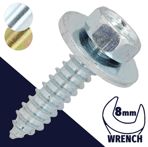 M5.5 Loose Washer Tapping,Steel Zinc Plated,SEMS Sheet Metal Screw