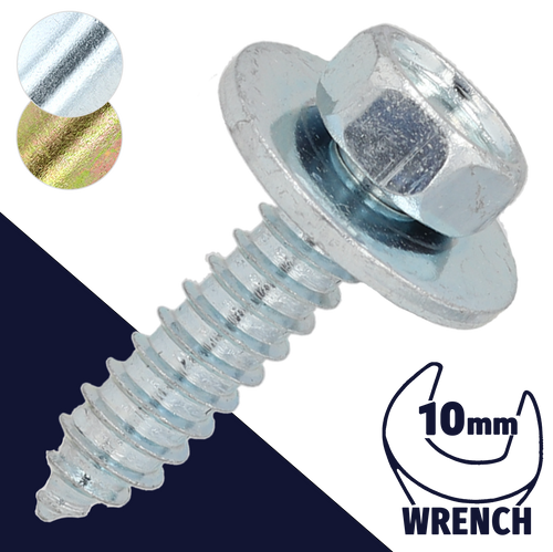 M6.3 Loose Washer Tapping,Steel Zinc Plated,SEMS Sheet Metal Screw