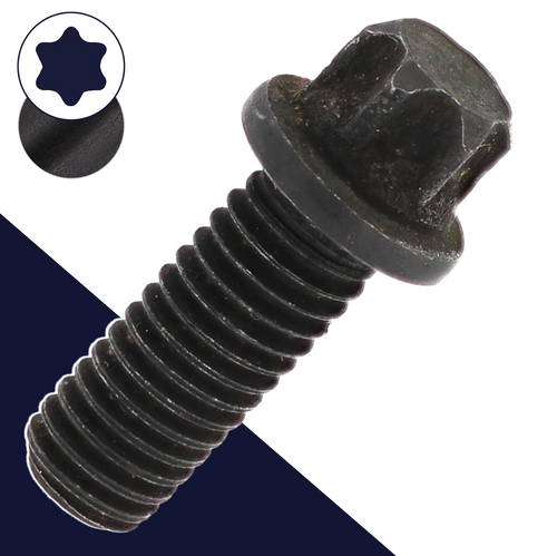 M7X1.0 External Torx,Class 10.9 Steel,Specialty Flange Bolt