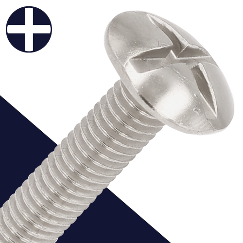 M6 COMBI Truss Head,Stainless Steel A2,NFE 25-129