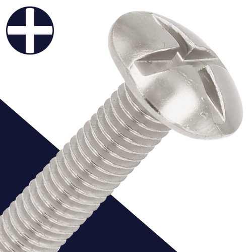 M6 COMBI Truss Head,Stainless Steel A2,NFE 25-129