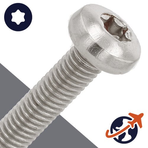 M4 Torx Pan Thread Forming - A2 Stainless DIN 7500-CE