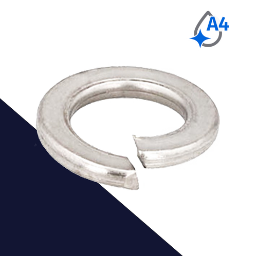 Split Lock Washer - A4 Stainless Steel DIN 127B