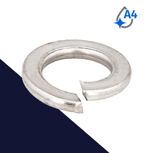Split Lock Washer - A4 Stainless Steel DIN 127B