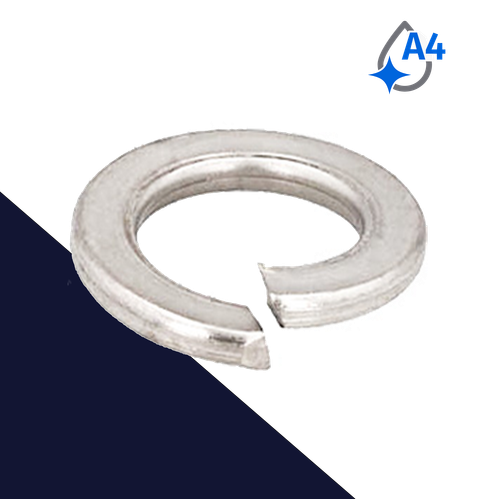 Split Lock Washer - A4 Stainless DIN 127B