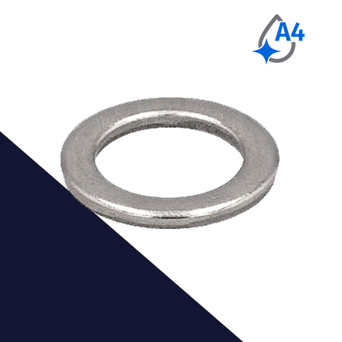Small Outer Diameter Flat Washer - A4 Stainless DIN 433