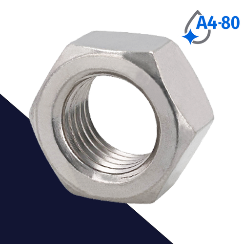 Hex Nut - A4-80 Stainless DIN 934