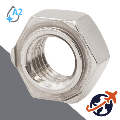Weld Nuts Hexagon - A2 Stainless DIN 929