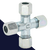 Metric 4-Way Compression Fitting