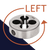 Left Hand, Reverse,Round Die,M5 - M16