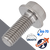 M10X1.5 Flange Bolt,A4-70 Marine Stainless,DIN 6921