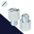 M10 Male - M6 Female,Hex Adapter,Steel, Zinc Plated