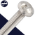 Permanent One-Way M6 Pan Screw Stainless Steel