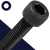 Bolt Socket Head 12.9 Black M12X1.25 Extra Fine DIN 912