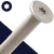 M6 Extreme Low Torx Reduced Head Profile Stainless Screw