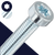 Torx Socket Low Head 8.8 Zinc M6X1.0 Coarse ISO 14580