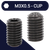 M3X0.5 Set Screw,Steel Class 45H,DIN 916 Cup Point
