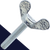 M6X1.0 Wing Bolt German Style - Steel Zinc DIN 316