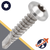 M4.2 Pan Torx Self Drilling,Sheet Metal Applications,A2 Stainless DIN 7504 "M"