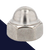 LEFT / Reverse Acorn Nut,Stainless Steel,Low Height