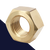 Fine ISO 8673 Nut,Brass,Plain Finish