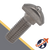 M8 Stainless Hammerhead Bolts Type 28/15, Spring Ball