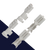 6.3mm Female Spade NO TAB,Double Crimp, Chain Form,Uninsulated
