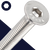 M4 Flat Socket Head,Stainless Steel A2,Countersunk DIN 7991