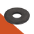 Fender Washer Black Stainless