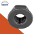 Smooth Flange Nut DIN 6923,Stainless + Black Oxide,Coarse Thread
