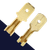 6.3mm Male Spade NO TAB,Double Crimp,Uninsulated