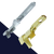 2.8mm Male Spade with TAB,Double Crimp,Uninsulated