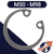 M50 - M98 INTERNAL Retaining Ring,Plain Spring Steel,For Bores / DIN 472