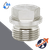 British Flanged Hex Plug,DIN 910 BSPP,A4 Stainless Steel