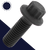 M8X1.25 Flange Bolt 12-Point - Class 10.9 Specialty 