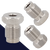 M10X1.0 Brake End,Double + Bubble Flare,4.75mm Line, Stainless