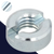 Slotted Round Nut,Zinc,DIN 546